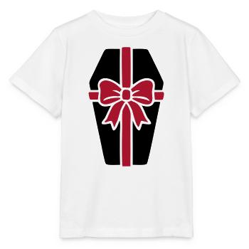 Sarg Geschenkbox Schleife Icon - Stanley/Stella Kinder T-Shirt MINI CREATOR  - Weiß - Vorne - Maike (125cm)