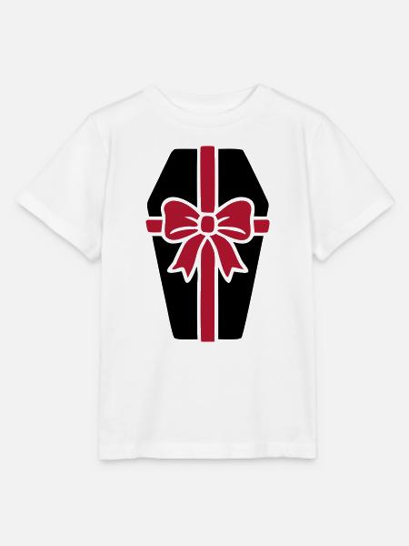 Sarg Geschenkbox Schleife Icon - Stanley/Stella Kinder T-Shirt MINI CREATOR  - Weiß