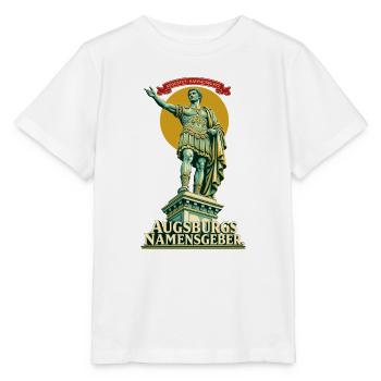 Augustus Augsburgs Namensgeber - Stanley/Stella Kinder T-Shirt MINI CREATOR  - Weiß - Vorne - Maike (125cm)