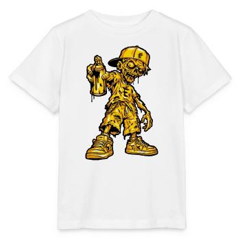 Zombie Graffiti Halloween - Stanley/Stella Kinder T-Shirt MINI CREATOR  - Weiß - Vorne - Maike (125cm)