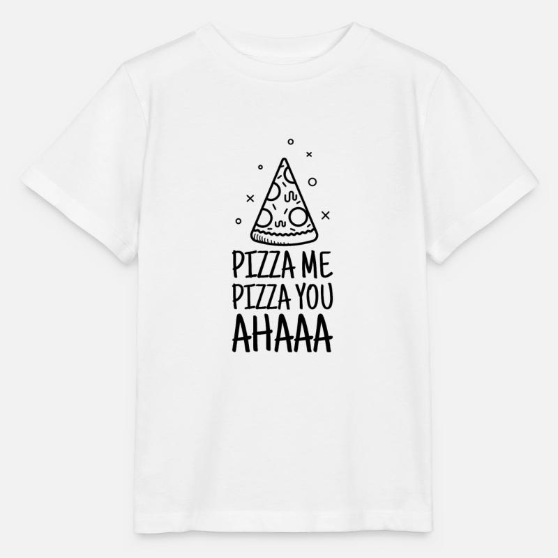 Pizza, Pizza, Pizza - T-shirt bio MINI CREATOR Stanley/Stella Enfant - blanc