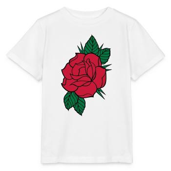 Rose - Dreifarbig - Stanley/Stella Kinder T-Shirt MINI CREATOR  - Weiß - Vorne - Maike (125cm)