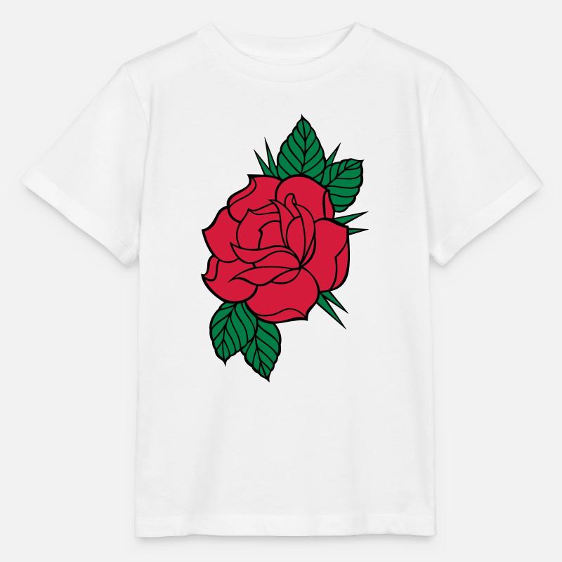 Rose - Tricolore - T-shirt bio MINI CREATOR Stanley/Stella Enfant - blanc