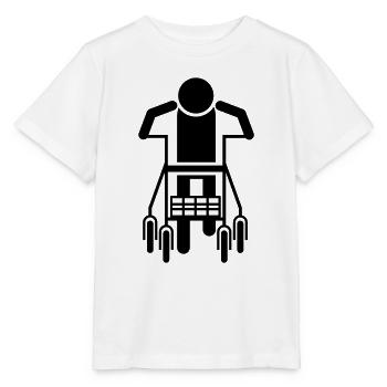 Rollator - Stanley/Stella Kinder T-Shirt MINI CREATOR  - Weiß - Vorne - Maike (125cm)