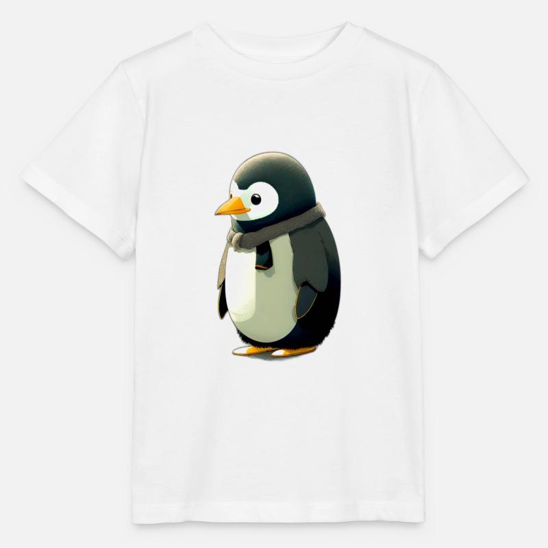 Ein süßer, pummeliger Pinguin - Stanley/Stella Kinder T-Shirt MINI CREATOR  - Weiß