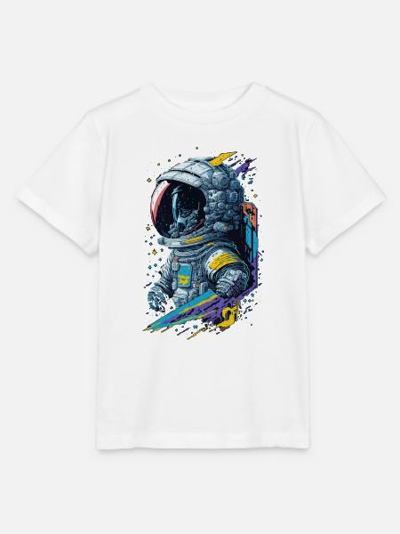 Astronaut - Stanley/Stella Kinder T-Shirt MINI CREATOR - Weiß