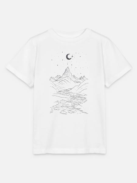 Mondlicht - Stanley/Stella Kinder T-Shirt MINI CREATOR  - Weiß