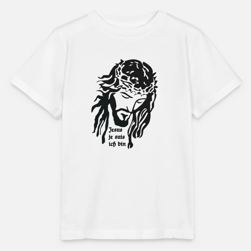 Jesus - Stanley/Stella Kinder T-Shirt MINI CREATOR  - Weiß