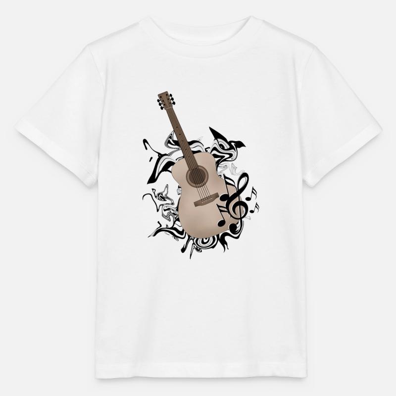 guitare - T-shirt bio MINI CREATOR Stanley/Stella Enfant - blanc