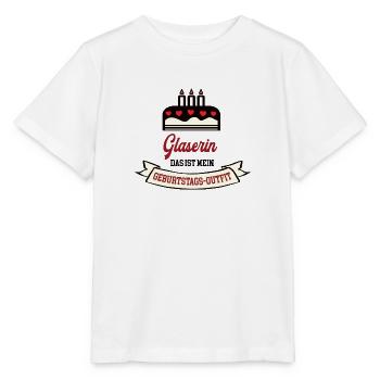 Geburtstag Glaserin Geb Glasbau Verglasung Chefin - Stanley/Stella Kinder T-Shirt MINI CREATOR  - Weiß - Vorne - Maike (125cm)