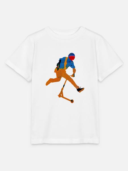 Freestyle-Roller - Stanley/Stella Kinder T-Shirt MINI CREATOR - Weiß