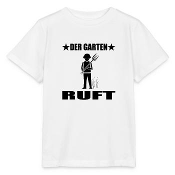 Garten - Stanley/Stella Kinder T-Shirt MINI CREATOR  - Weiß - Vorne - Maike (125cm)