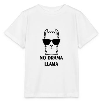 Lama lama alpaga - T-shirt bio MINI CREATOR Stanley/Stella Enfant - blanc - Devant - Maike (125cm)