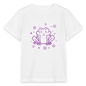 Grenouille - T-shirt bio MINI CREATOR Stanley/Stella Enfant - blanc - Devant - Maike (125cm)