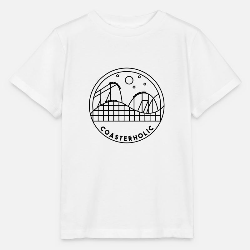 Coasterholic Achterbahn Freizeitpark Design - Stanley/Stella Kinder T-Shirt MINI CREATOR  - Weiß