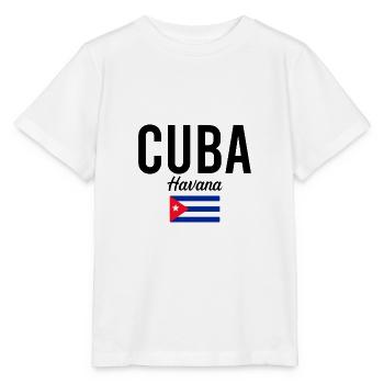 Kuba Havanna Reise Souvenir Geschenkidee - Stanley/Stella Kinder T-Shirt MINI CREATOR  - Weiß - Vorne - Maike (125cm)