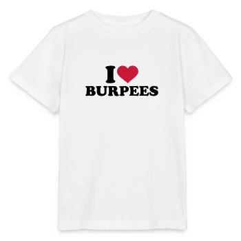 Burpees - Stanley/Stella Kinder T-Shirt MINI CREATOR  - Weiß - Vorne - Maike (125cm)
