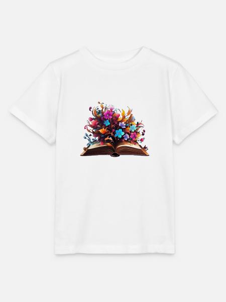 Buchblütenkreis - Stanley/Stella Kinder T-Shirt MINI CREATOR - Weiß