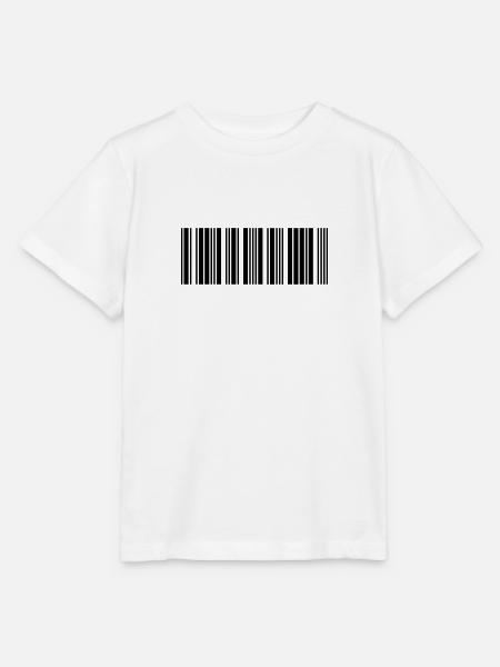 Barcode - Stanley/Stella Kinder T-Shirt MINI CREATOR  - Weiß