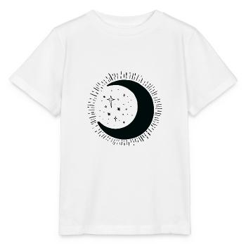 Mond - Stanley/Stella Kinder T-Shirt MINI CREATOR  - Weiß - Vorne - Maike (125cm)