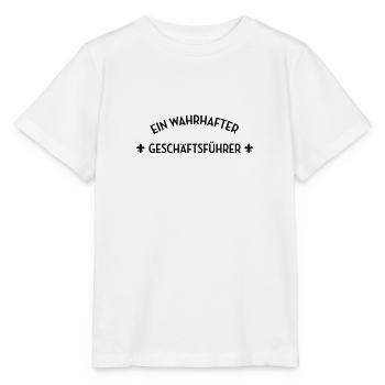 Geschäftsführer Geschäftsführerin Unternehmen - Stanley/Stella Kinder T-Shirt MINI CREATOR  - Weiß - Vorne - Maike (125cm)