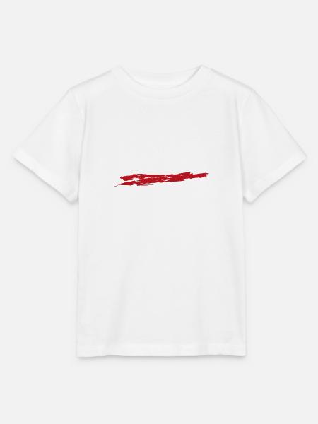 Farbkleckse Kleckse Farbspritzer Maler Geschenk - Stanley/Stella Kinder T-Shirt MINI CREATOR  - Weiß