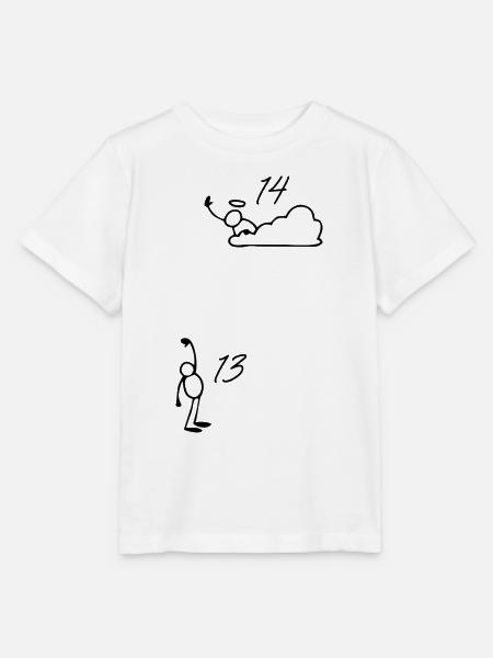 14 Jahre 14. Jubiläumsgeschenk – 14 Jahre - Stanley/Stella Kinder T-Shirt MINI CREATOR  - Weiß