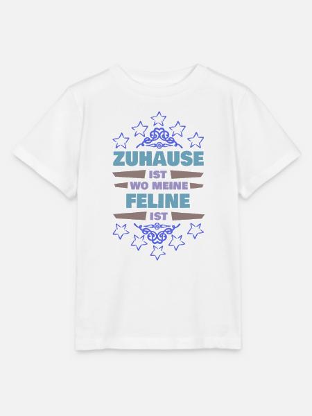 Sprueche Feline - Stanley/Stella Kinder T-Shirt MINI CREATOR - Weiß