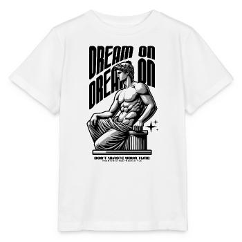Dream On Sculpture Print - Stanley/Stella MINI CREATOR Kids’ T-Shirt - white - Front - Maike (125cm)