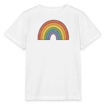 TINY ACTIVISTS | Rainbow - Stanley/Stella MINI CREATOR Kids’ T-Shirt - white - Front - Maike (125cm)