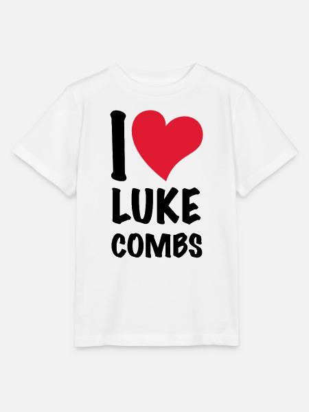 Ich liebe Luke Combs - Stanley/Stella Kinder T-Shirt MINI CREATOR  - Weiß
