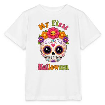 Halloween baby my first Halloween Kawaii - Stanley/Stella Kinder T-Shirt MINI CREATOR  - Weiß - Vorne - Maike (125cm)