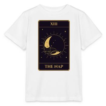 XIII Das Nickerchen-Tarot Schwarzer Katzenmond - Stanley/Stella Kinder T-Shirt MINI CREATOR  - Weiß - Vorne - Maike (125cm)