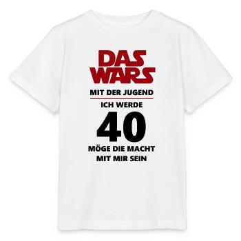40 Geburtstag - Stanley/Stella Kinder T-Shirt MINI CREATOR  - Weiß - Vorne - Maike (125cm)