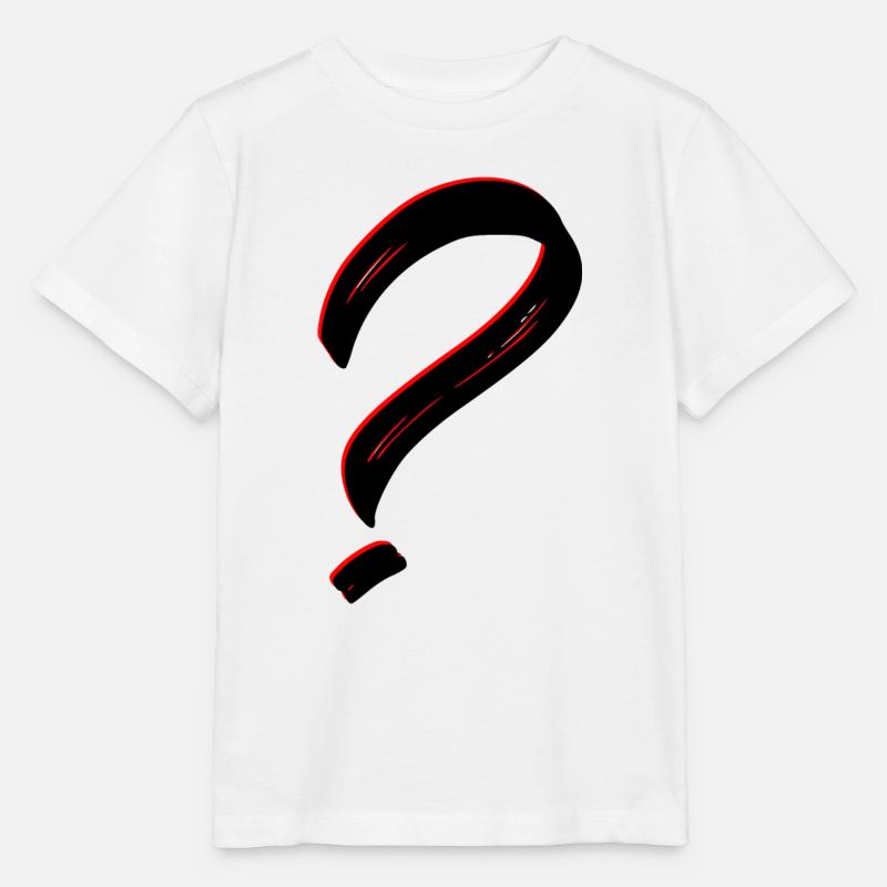 Point d’interrogation - T-shirt bio MINI CREATOR Stanley/Stella Enfant - blanc