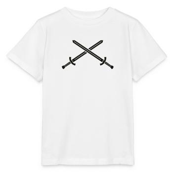 Schwerter - Stanley/Stella Kinder T-Shirt MINI CREATOR  - Weiß - Vorne - Maike (125cm)