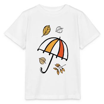 Der Herbst - Stanley/Stella Kinder T-Shirt MINI CREATOR  - Weiß - Vorne - Maike (125cm)