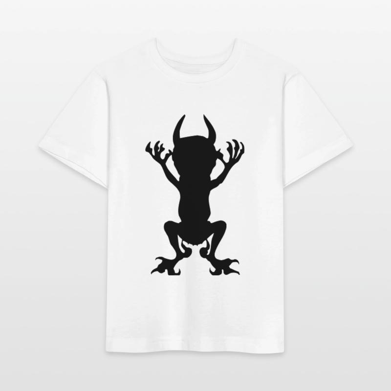 Black Devil Vector Icon Evil Imp Evil T-shirt bio MINI CREATOR Stanley/Stella Enfant