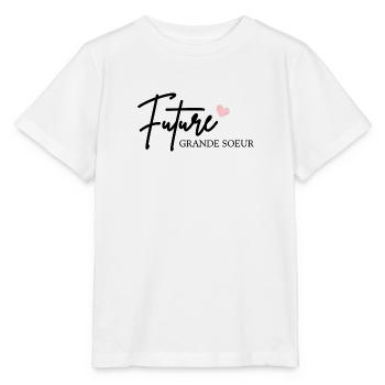 Future grande soeur - T-shirt bio MINI CREATOR Stanley/Stella Enfant - blanc - Devant - Maike (125cm)