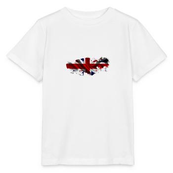 Drapeau Angleterre Royaume-Uni Drapeau Cadeau - T-shirt bio MINI CREATOR Stanley/Stella Enfant - blanc - Devant - Maike (125cm)