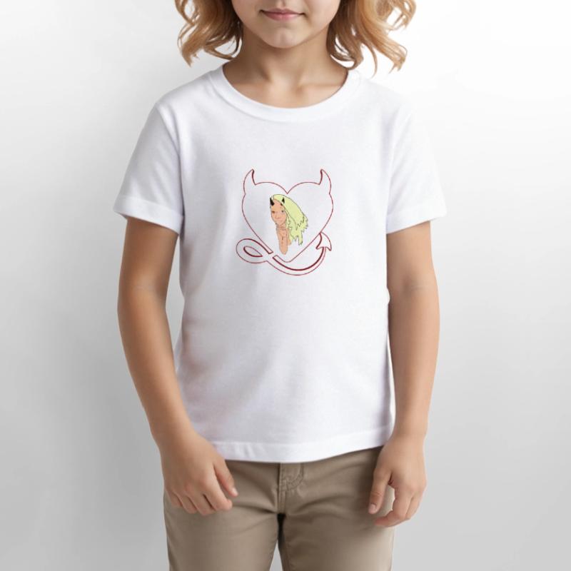 Devil with devil's heart Devil devil's female Stanley/Stella MINI CREATOR Kids’ T-Shirt