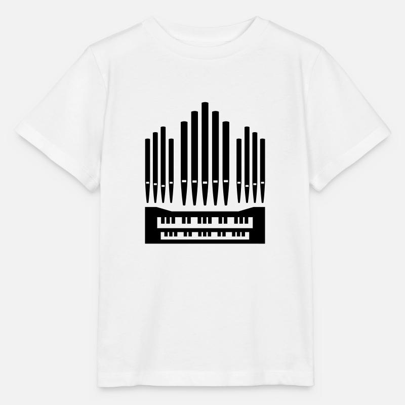Orgue - T-shirt bio MINI CREATOR Stanley/Stella Enfant - blanc
