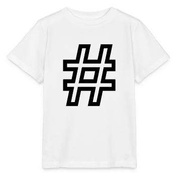 hashtag - T-shirt bio MINI CREATOR Stanley/Stella Enfant - blanc - Devant - Maike (125cm)