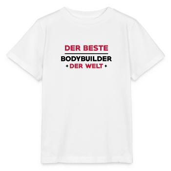 Bodybuilder Bodybuilding Kräftig Muskulös Fitness - Stanley/Stella Kinder T-Shirt MINI CREATOR  - Weiß - Vorne - Maike (125cm)