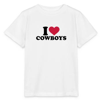 Cowboy - Stanley/Stella Kinder T-Shirt MINI CREATOR  - Weiß - Vorne - Maike (125cm)
