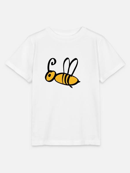 bee / honeybee 2c - Stanley/Stella Kinder T-Shirt MINI CREATOR - Weiß