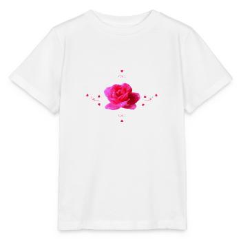 Rose - T-shirt bio MINI CREATOR Stanley/Stella Enfant - blanc - Devant - Maike (125cm)