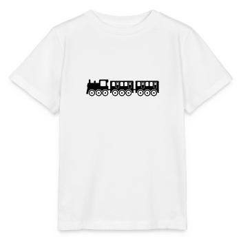 train - Stanley/Stella MINI CREATOR Kids’ T-Shirt - white - Front - Maike (125cm)