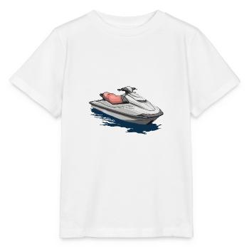Action am Jetski - Stanley/Stella Kinder T-Shirt MINI CREATOR  - Weiß - Vorne - Maike (125cm)