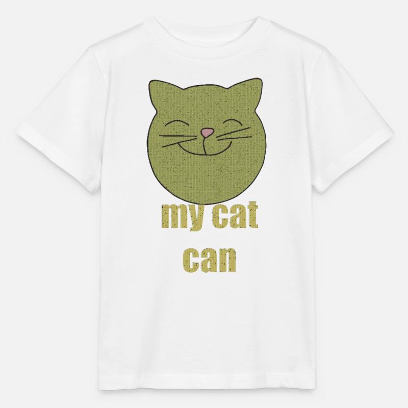 Mon chat peut - T-shirt bio MINI CREATOR Stanley/Stella Enfant - blanc